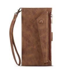 RFID Wallet tok Apple iPhone 14 barna telefonhoz