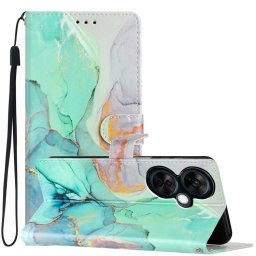 ART pénztárca huzat One Plus Nord CE 3 Lite 5G GREEN MARBLE készülékhez