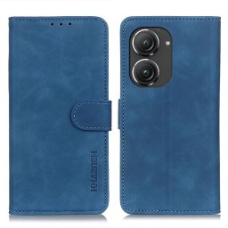 KHAZNEH Flip tok Asus Zenfone 9 / Zenfone 10 kék