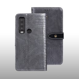 CROCODILE Pénztárca tok CAT S75 szürke