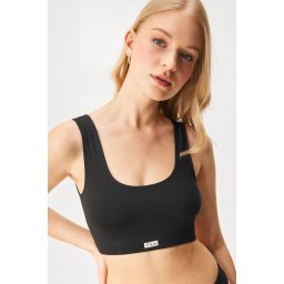 FILA Nylah bambusz sportmelltartó fekete L
