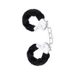 Temptasia Cuffs - plüss bilincs (fekete)