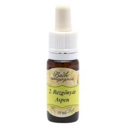 Bach virágterápia, 10 ml - Rezgőnyár, a sejtelem virága - 2-es