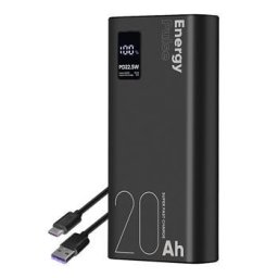 CSOMAG:ME EnergyPulse Powerbank 20000mAh 22.5W Fekete
