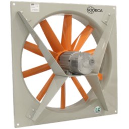 Sodeca HC/EC ipari axiális ventilátor fém kerettel, EC-motorral