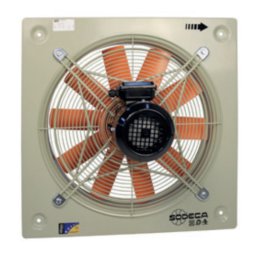 Sodeca HC ipari axiális ventilátor fém kerettel