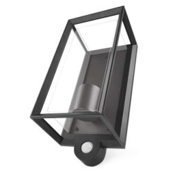 Kerti fali lámpa MALVA szürkületérzékelővel, 13 x 12,5 x 28 cm, 1 x E27, 15 W