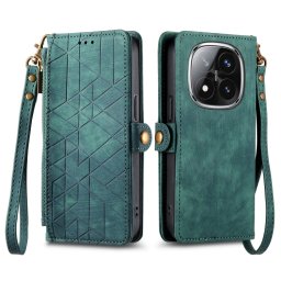 GEOM pénztárca tok Xiaomi Redmi Note 14 Pro+ 5G zöld