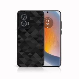 MY ART Védőburkolat a Motorola Edge 50-hoz Fusion BLACK TRIANGLES (232)