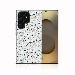 MY ART Védőtok Samsung Galaxy S25 Ultra 5G GREY TERRAZZO (163) készülékhez