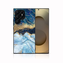 MY ART Védőtok Samsung Galaxy S25 Ultra 5G BLUE MARBLE (141) készülékhez