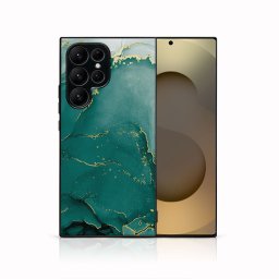 MY ART Védőtok Samsung Galaxy S25 Ultra 5G GREEN MARBLE (145) készülékhez