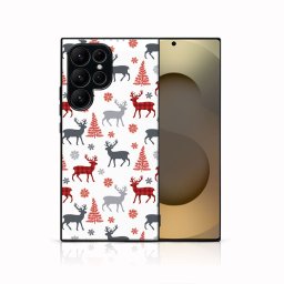 MY ART Karácsonyi dizájnnal ellátott Samsung Galaxy S25 Ultra 5G DEER (068) védőtok