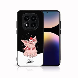 MY ART Karácsonyi dizájnnal ellátott védőtok Xiaomi Redmi Note 14 Pro+ 5G LET IT SNOW (075)