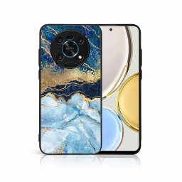 MY ART Védőtok Honor Magic4 Lite 5G BLUE MARBLE (141) készülékhez