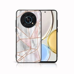 MY ART Védőtok Honor Magic4 Lite 5G PINK MARBLE (143) készülékhez