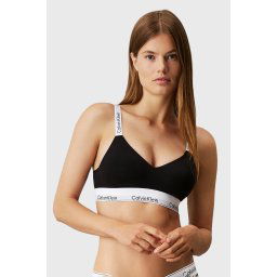 Calvin Klein Lightly Lined Bralette bélelt melltartó fekete L