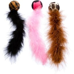 Kong Cat Wild Tails tollas labda (22.9 x 4.4 x 4.4 cm; 9.07 g)