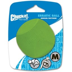 Chuckit! Erratic Ball - A Kiszámíthatatlan labda kutyajáték (M; 6 cm)