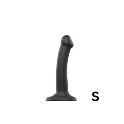 Strap-on-me Dual S - dupla rétegű dildó (fekete)