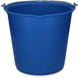 Vplast 15 l vödör sötétkék kiöntővel istálló állattartás etetés itatástechnológia etetőtálak