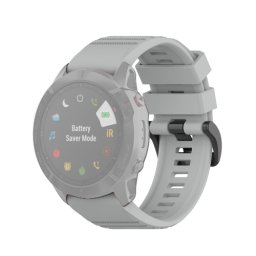 Szilikon pánt Garmin Fenix 3 / 3HR / 5X / 5 Plus / 6X / 6X Pro szürke