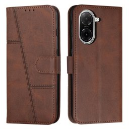 STITCHED Pénztárca tok Xiaomi Redmi A5 készülékhez, sötétbarna