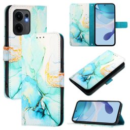 ART MARBLE Pénztárca tok Oppo Reno13 F 5G GREEN telefonhoz