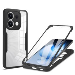 DUAL Kétoldalas fóliás tok Oppo Reno13 5G fekete