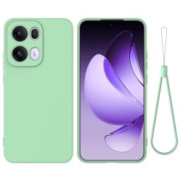 RUBBER Védőburkolat Oppo Reno13 Pro 5G zöld színben