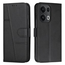 STITCHED Pénztárca tok Oppo Reno13 Pro 5G fekete színben
