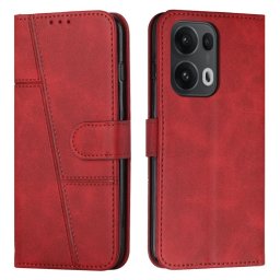 STITCHED Pénztárca tok Oppo Reno13 Pro 5G piros színben