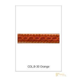 (44 szín) Bortni szalag. Díszítő bortni 111-30 Orange