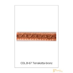(43 szín) Bortni szalag. Díszítő bortni 111-67 Terakkotta-bronz