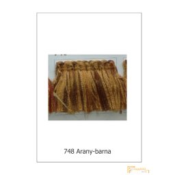 (10 szín) Függöny szegő. Zebra sörény paszomány fazon 7008-748 Arany-barna