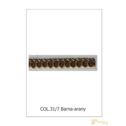 (3 változat 6 szín) Elegáns gyöngyös paszományhoz bortni 9834 col31/7 Barna arany