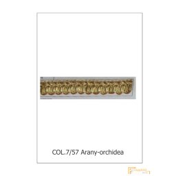 (3 változat 6 szín) Elegáns gyöngyös paszományhoz bortni 9834 col7/57 Arany-orchidea