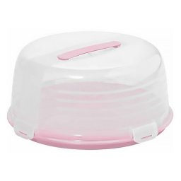 Curver Tortabúra kerek 35 cm átlátszó rózsaszín 00416-X51-00