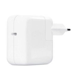 Hálózati töltő adapter, 30W, USB Type-C aljzat, gyorstöltés, PD, MY1W2ZM/A utódja, Apple, fehér, gyári