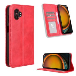 BUSINESS Pénztárca tok Samsung Galaxy Xcover 7 Pro piros színben