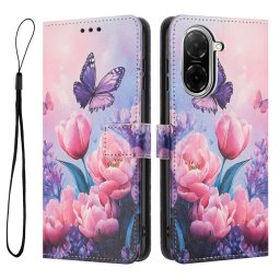 ART Pénztárca tok Xiaomi Redmi A5 PINK FLOWER telefonhoz