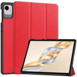 LEATHER Lehúzható tok Honor Pad X9a készülékhez, piros