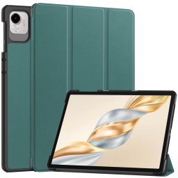 LEATHER Felhajtható tok Honor Pad X9a készülékhez, zöld