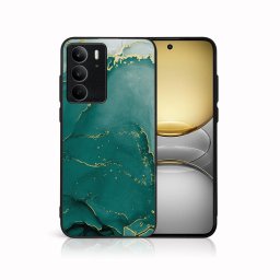 MY ART Védőtok Realme C75 GREEN MARBLE (145)