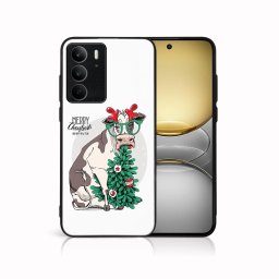 MY ART Realme C75 MERRY CHRISTMAS (074) karácsonyi mintás tok