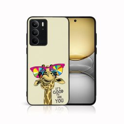 MY ART Védőtok Realme C75 GIRAFFE (180)