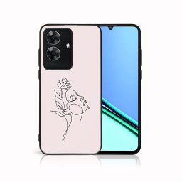 MY ART Védőtok Realme Note 60 ROSE GIRL (198) készülékhez