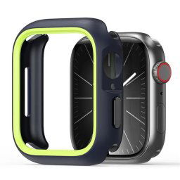 Apple Watch 10 (46 mm), Műanyag + szilikon védőkeret, szíj nélkül, közepesen ütésálló, Dux Ducis Bamo, zöld