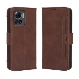 SLOT pénztárca tok Motorola Edge 30 Ultra barna színhez