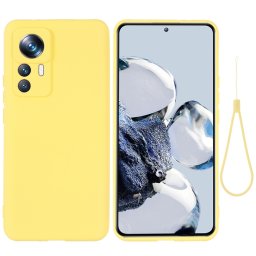 RUBBER Védőburkolat Xiaomi 12T Pro sárga